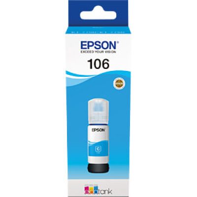 Epson EcoTank Cyan 106 – мастило (70мл)