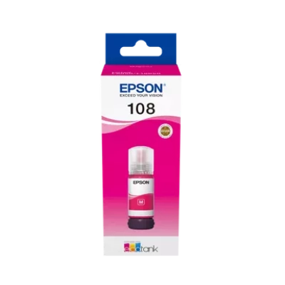 Epson EcoTank Magenta 108 – мастило (70мл)