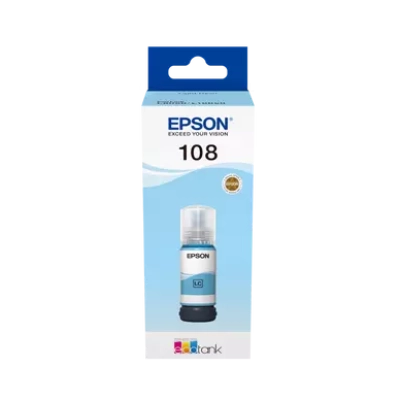 Epson EcoTank Light Cyan 108 – мастило (70мл)