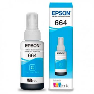 Epson EcoTank Cyan 664  –  мастило (70ml)